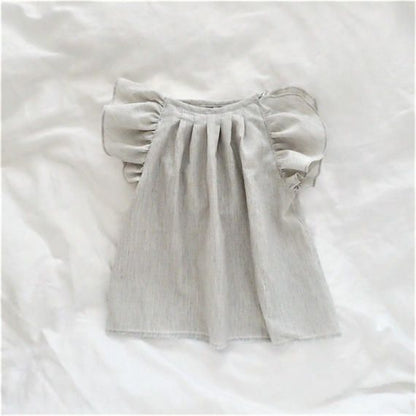 one in light grey and the other in off-white